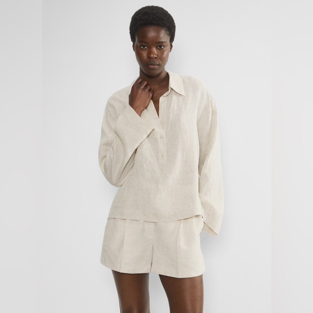 Aritzia Wilfred 5 Inch Linen Short